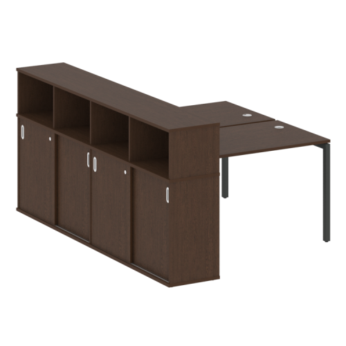 Бенч-система с шкафом-купе на П-обр. м/к Metal System Quattro 40БП.РС-СШК-4.2 фото 9 Бенч-система с шкафом-купе на П-обр. м/к Metal System Quattro 40БП.РС-СШК-4.2 фото 9