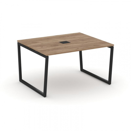 Style Project Стол переговорный SN-4T2.SPRG-034 Акация Лорка/Металл Антрацит/Заглушка Металл Антраци фото 8