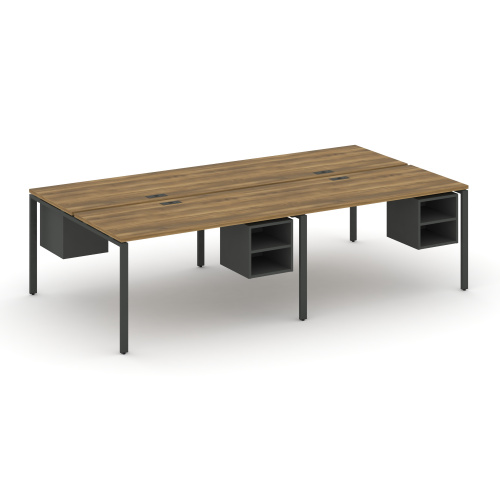 Бенч-система на 4 места с подвесными тумбами Concept CN.DRS-126