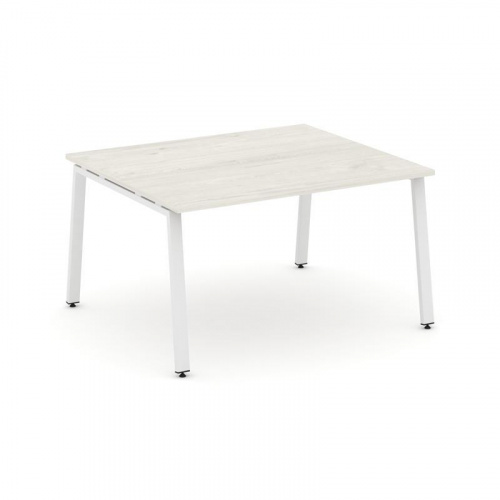 Style Project Стол переговорный SN-6A.SPRG-032.3 Тиквуд Светлый/Металл Белый 1180*1180*750 фото 20