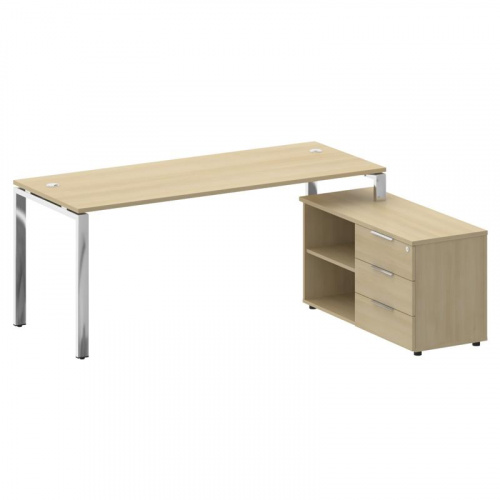 Стол руководителя с тумбой Metal System Direct БГ.СРТ-5.7 (R) фото 4