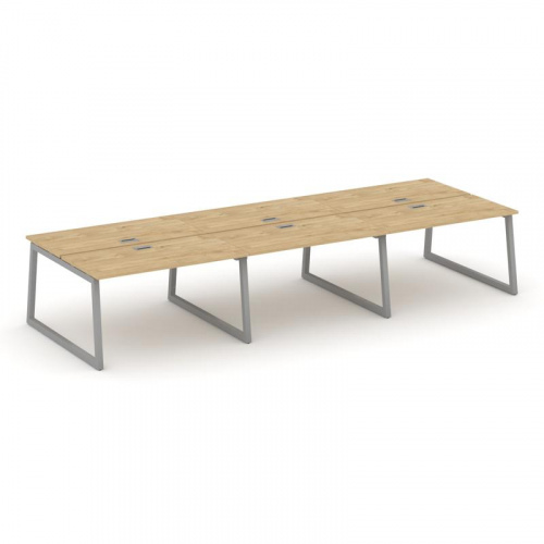 Style Project Рабочая станция 2-х сторон. SN-5T1.DRS-062 Акация Лорка/Металл Антрацит/Заглушка Пласт фото 2