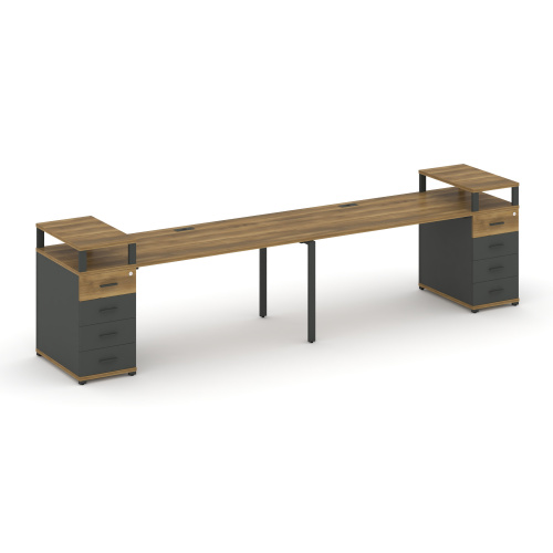 Бенч-система на 2 места с 2 опорными тумбами Concept CN.ORS-426