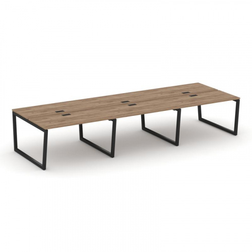 Style Project Рабочая станция 2-х сторон. SN-5T2.DRS-083 Акация Лорка/Металл Антрацит/Заглушка Пласт фото 6