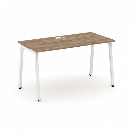 Style Project Стол письменный SN-4A.SP-004 Дуб Табак/Металл Белый 1580*600*750