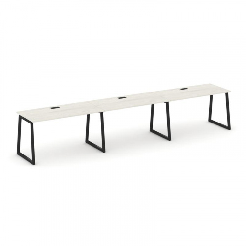 Style Project Рабочая станция 1 сторон. SN-4T1.ORS-032 Акация Лорка/Металл Антрацит/Заглушка Пластик фото 6