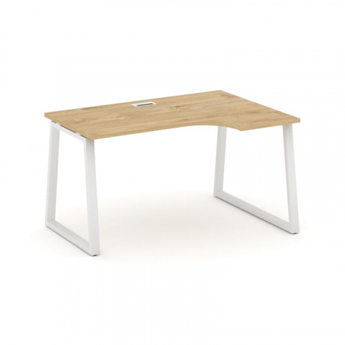 Style Project Стол рабочий эргоном. SN-6T1.SPA-022(R) Акация Лорка/Металл Антрацит/Заглушка Пластик фото 3 Style Project Стол рабочий эргоном. SN-6T1.SPA-022(R) Акация Лорка/Металл Антрацит/Заглушка Пластик фото 3