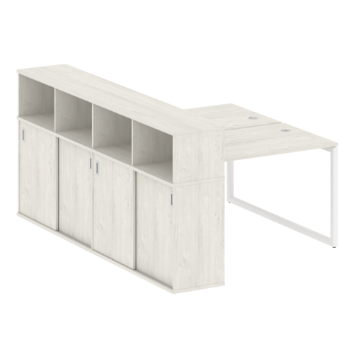 Бенч-система с шкафом-купе на О-обр. м/к Metal System Quattro 40БО.РС-СШК-4.2 фото 4