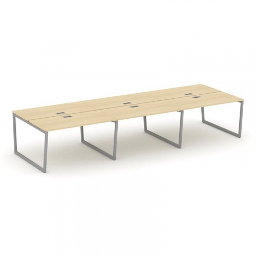 Style Project Рабочая станция 2-х сторон. SN-4T2.DRS-074 Акация Лорка/Металл Антрацит/Заглушка Пласт фото 20