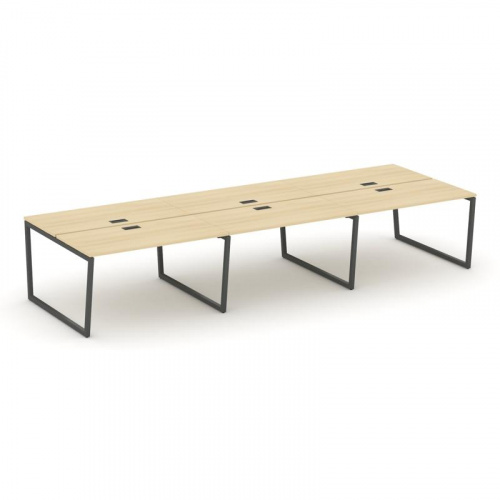 Style Project Рабочая станция 2-х сторон. SN-4T2.DRS-074 Акация Лорка/Металл Антрацит/Заглушка Пласт фото 28