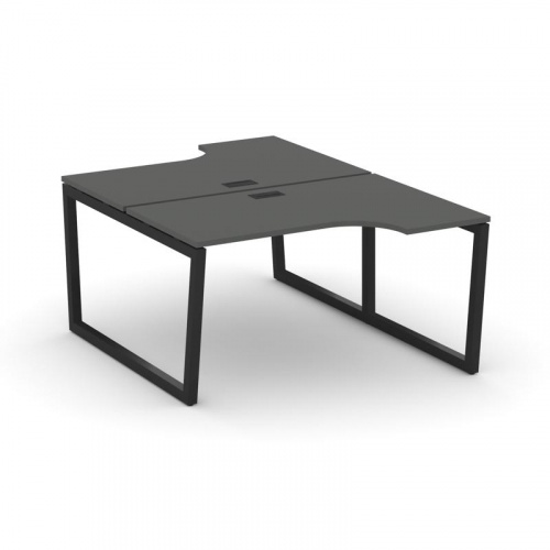 Style Project Рабочая станция эргоном. SN-5T2.DRPA-012 Акация Лорка/Металл Антрацит/Заглушка Пластик фото 4