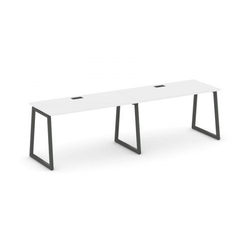 Style Project Рабочая станция 1 сторон. SN-4T1.ORS-023 Акация Лорка/Металл Антрацит/Заглушка Пластик фото 13