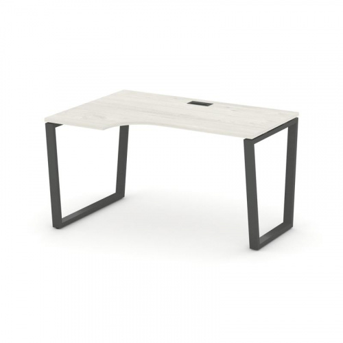 Style Project Стол рабочий эргоном. SN-6T2.SPA-022(L) Акация Лорка/Металл Антрацит/Заглушка Пластик фото 24