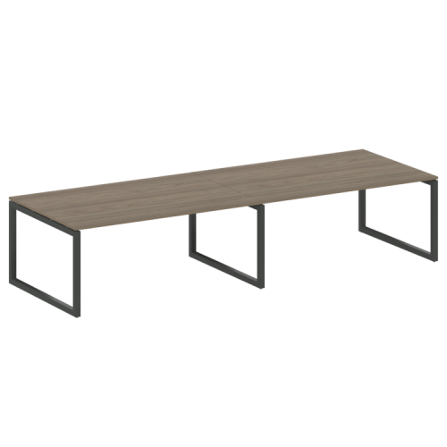 Переговорный стол на О-обр. м/к Metal System Quattro 50БО.ПРГ-2.5