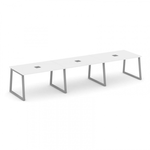 Style Project Стол переговорный SN-6T1.SPRG-023 Акация Лорка/Металл Антрацит/Заглушка Металл Антраци фото 17