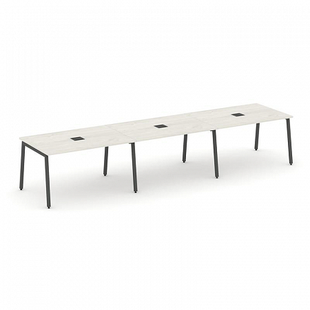 Style Project Стол переговорный SN-4A.SPRG-022 Дуб Наварра/Металл Антрацит 3540*980*750