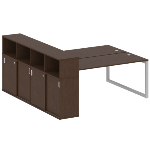 Бенч-система с шкафом-купе на О-обр. м/к Metal System Quattro 50БО.РС-СШК-4.5 фото 8