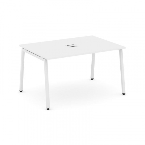 Style Project Стол переговорный SN-4A.SPRG-002 Тиквуд Светлый/Металл Белый 1180*980*750 фото 24