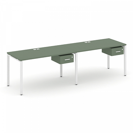 Бенч-система на 2 места с подвесными тумбами Concept CN.ORS-111