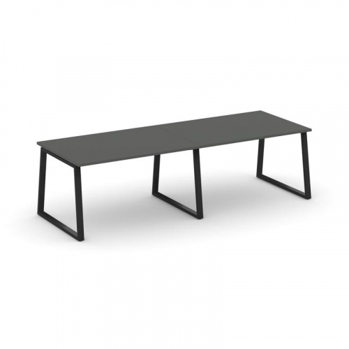 Style Project Стол переговорный SN-6T1.SPRG-012.3 Акация Лорка/Металл Антрацит 2360*980*750 фото 6