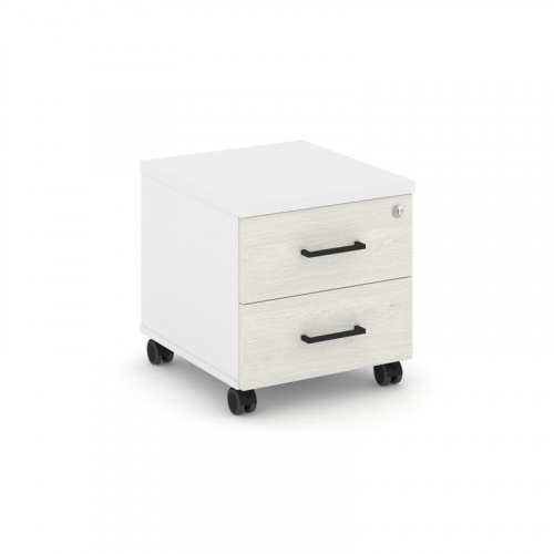 Style Project Тумба мобильная усил. колеса SN.TMU-001 Дуб Наварра/Черный Ручки 416*460*437 фото 8