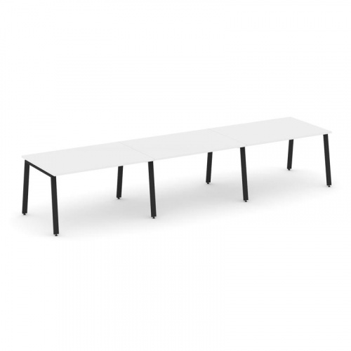 Style Project Стол переговорный SN-6A.SPRG-021.3 Акация Лорка/Металл Белый 2940*980*750 фото 3 Style Project Стол переговорный SN-6A.SPRG-021.3 Акация Лорка/Металл Белый 2940*980*750 фото 3