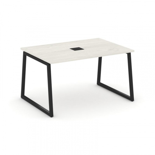 Style Project Стол переговорный SN-4T1.SPRG-003 Акация Лорка/Металл Антрацит/Заглушка Металл Антраци фото 5