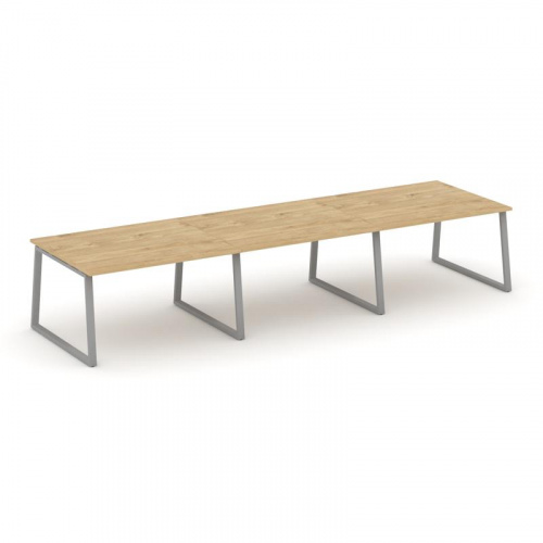 Style Project Стол переговорный SN-6T1.SPRG-054.3 Акация Лорка/Металл Антрацит 4740*1180*750 фото 3 Style Project Стол переговорный SN-6T1.SPRG-054.3 Акация Лорка/Металл Антрацит 4740*1180*750 фото 3