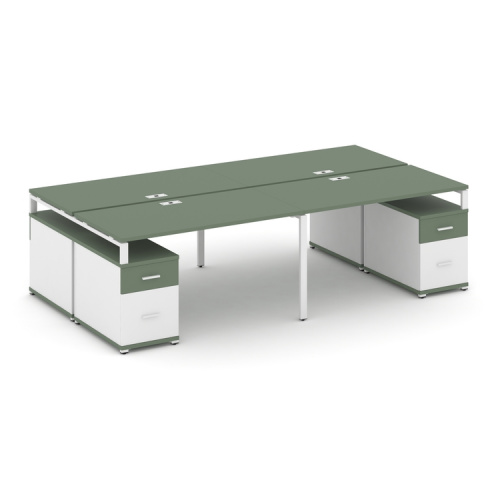 Бенч-система на 4 места с 2 опорными тумбами Concept CN.DRS-331 фото 5