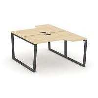 Style Project Рабочая станция эргоном. SN-6T2.DRPA-002 Акация Лорка/Металл Антрацит/Заглушка Пластик