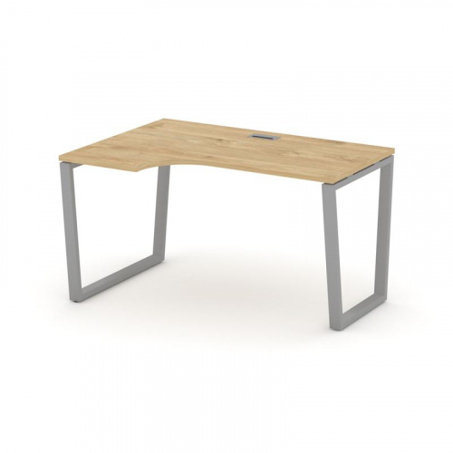 Style Project Стол рабочий эргоном. SN-6T2.SPA-022(L) Акация Лорка/Металл Антрацит/Заглушка Пластик фото 2