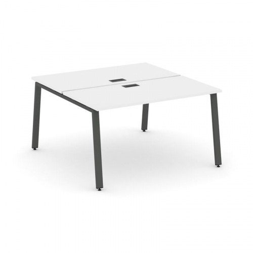 Style Project Рабочая станция 2-х сторон. SN-6A.DRS-013 Акация Лорка/Металл Белый 1380*1432*750 фото 18