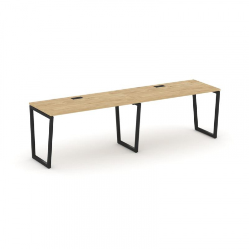 Style Project Рабочая станция 1 сторон. SN-4T2.ORS-003 Акация Лорка/Металл Антрацит/Заглушка Пластик