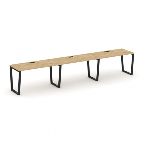 Style Project Рабочая станция 1 сторон. SN-6T2.ORS-042 Акация Лорка/Металл Антрацит/Заглушка Пластик Style Project Рабочая станция 1 сторон. SN-6T2.ORS-042 Акация Лорка/Металл Антрацит/Заглушка Пластик