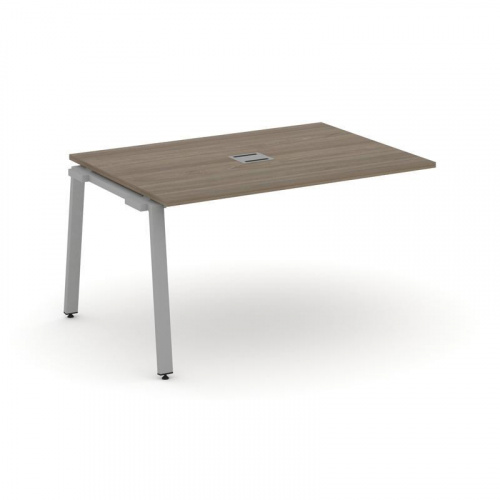 Style Project Проходной наб. элем. перег. стола SN-6A.NSPRG-003 Акация Лорка/Металл Белый 1380*980*7