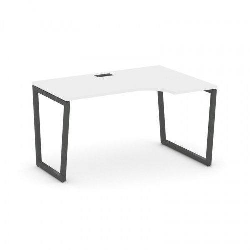 Style Project Стол рабочий эргоном. SN-4T2.SPA-012(R) Акация Лорка/Металл Антрацит/Заглушка Пластик фото 26