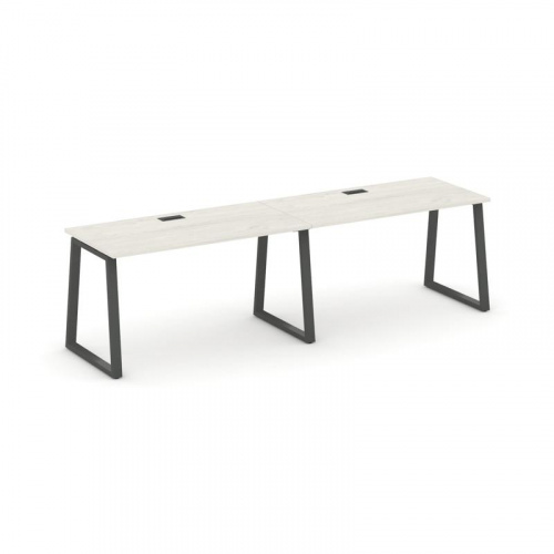 Style Project Рабочая станция 1 сторон. SN-6T1.ORS-012 Акация Лорка/Металл Антрацит/Заглушка Пластик фото 24