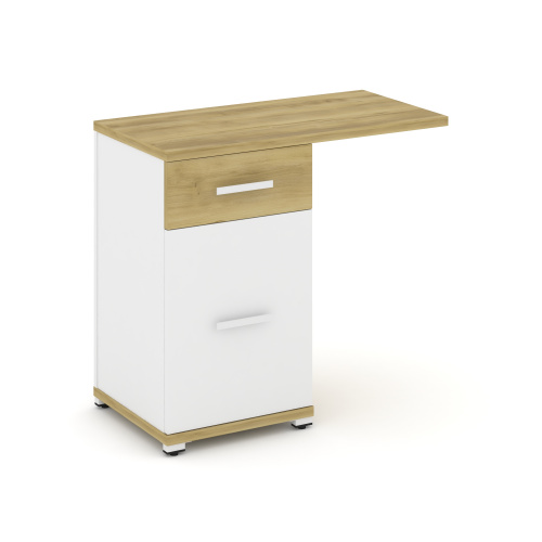 Тумба приставная с 1 ящиком Concept CN.TUS-003 W фото 11