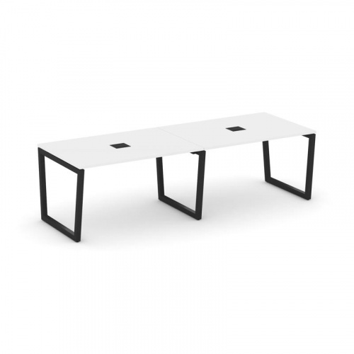 Style Project Стол переговорный SN-5T2.SPRG-011 Акация Лорка/Металл Антрацит/Заглушка Металл Антраци фото 8