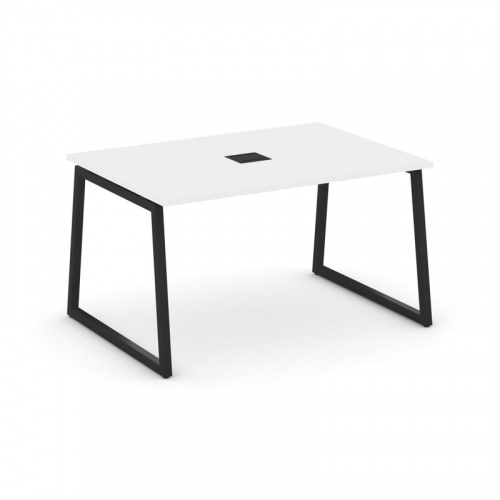 Style Project Стол переговорный SN-4T1.SPRG-003 Акация Лорка/Металл Антрацит/Заглушка Металл Антраци фото 4