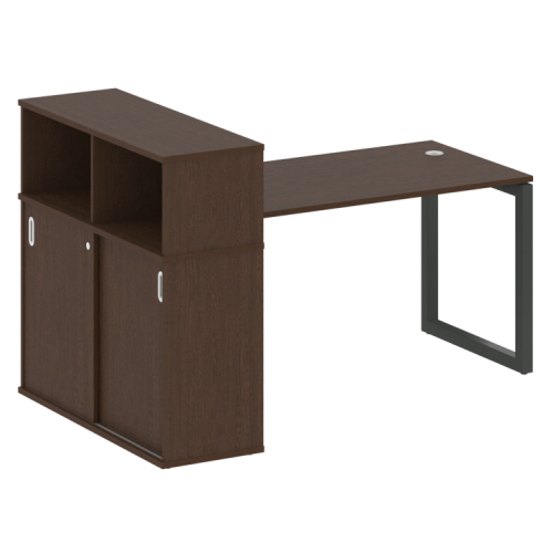 Стол офисный с шкафом-купе на О-обр. м/к Metal System Quattro 50БО.РС-СШК-3.3 фото 8