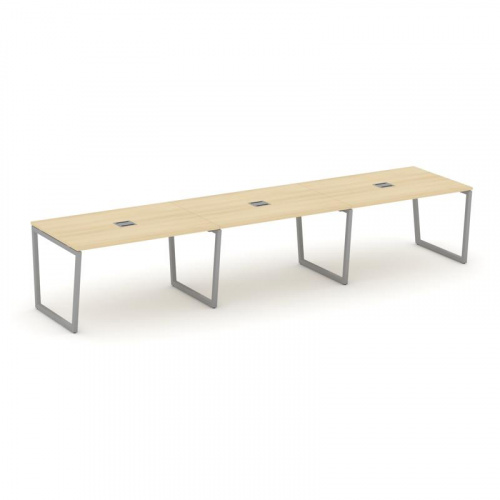 Style Project Стол переговорный SN-4T2.SPRG-023 Акация Лорка/Металл Антрацит/Заглушка Металл Антраци фото 20