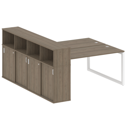 Бенч-система с шкафом-купе на О-обр. м/к Metal System Quattro 50БО.РС-СШК-4.4 фото 3 Бенч-система с шкафом-купе на О-обр. м/к Metal System Quattro 50БО.РС-СШК-4.4 фото 3