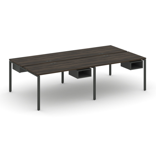 Бенч-система на 4 места с подвесными тумбами Concept CN.DRS-124 фото 2