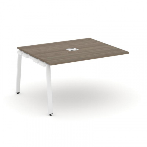 Style Project Проходной наб. элем. перег. стола SN-6A.NSPRG-034 Дуб Наварра/Металл Белый 1580*1180*7 фото 20