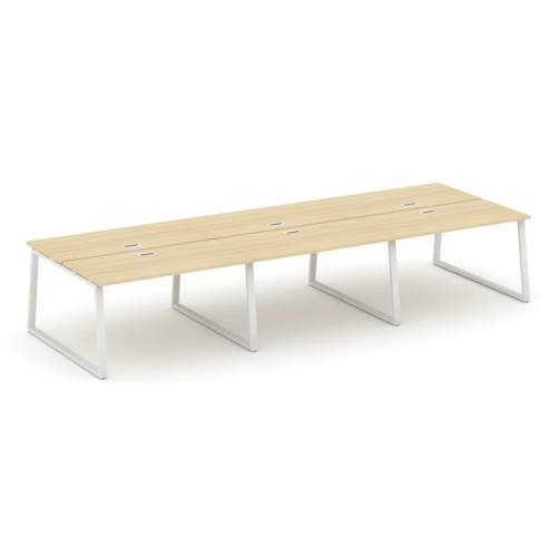 Style Project Рабочая станция 2-х сторон. SN-6T1.DRS-084 Акация Лорка/Металл Антрацит/Заглушка Пласт фото 21