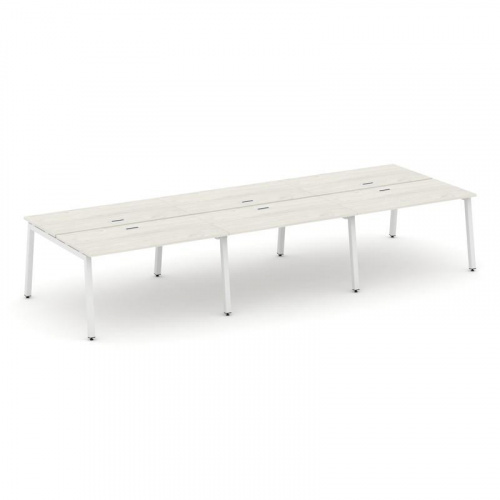 Style Project Рабочая станция 2-х сторон. SN-5A.DRS-072 Антрацит/Металл Белый 3540*1432*750 фото 26