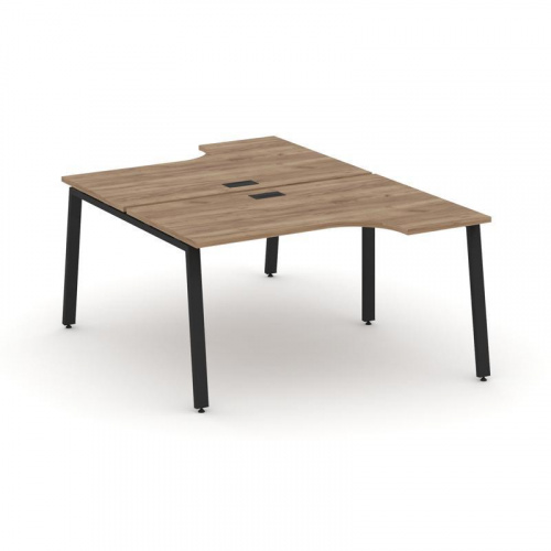 Style Project Рабочая станция эргоном. SN-6A.DRPA-011 Дуб Наварра/Металл Антрацит 1380*1432/1992*750 фото 13