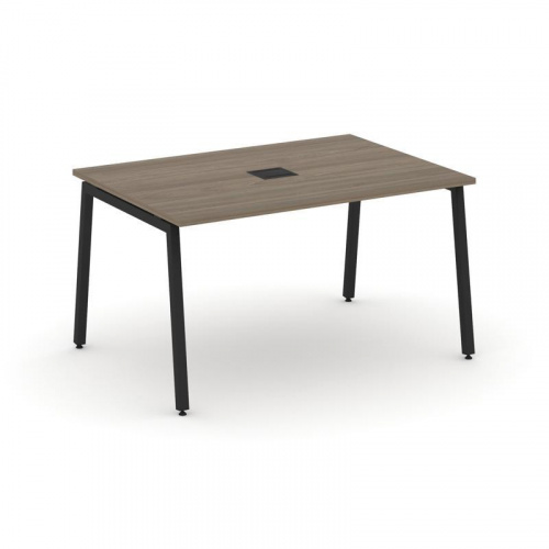 Style Project Стол переговорный SN-4A.SPRG-002 Тиквуд Светлый/Металл Белый 1180*980*750 фото 4