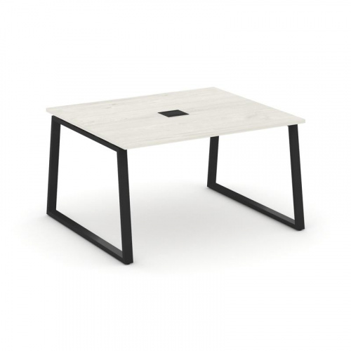 Style Project Стол переговорный SN-6T1.SPRG-034 Акация Лорка/Металл Антрацит/Заглушка Металл Антраци фото 4